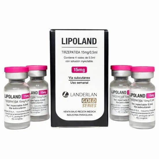 Tirzepatida Lipoland 15mg 4 ampolas
